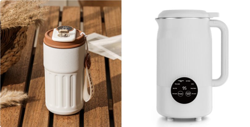 110V-220V 1200ml Soybean Milk Machine Multifunction Juicer Portable Blender Automatic Heat Home Soy Milk Maker Kitchen Gadgets